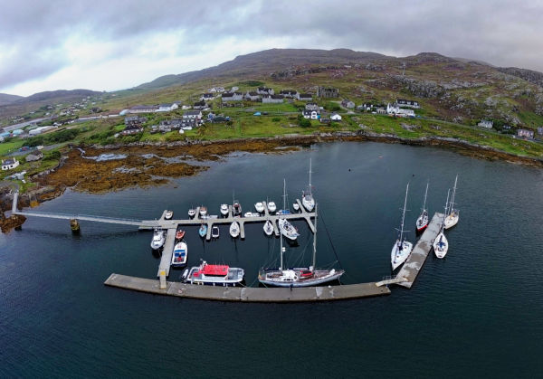 Moby Dick III in Castlebay, Isle of Barra 