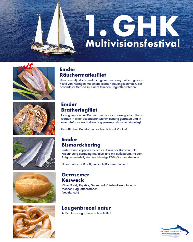 Maritime Leckereien beim 1.GHK Multivisionsfestival